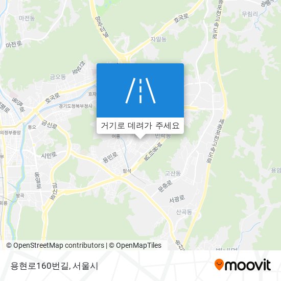 용현로160번길 지도