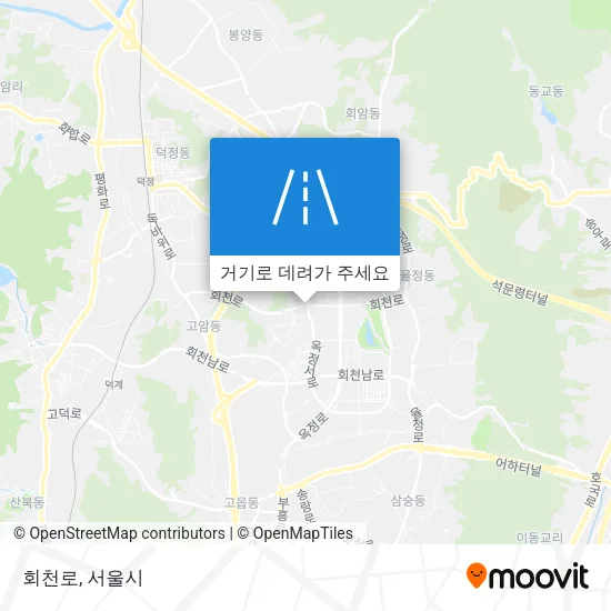 회천로 지도