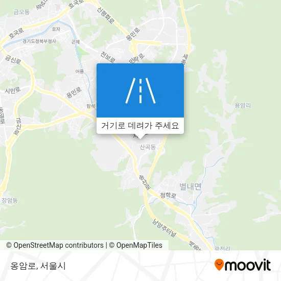 옹암로 지도