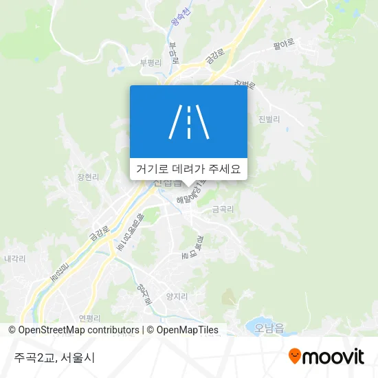 주곡2교 지도