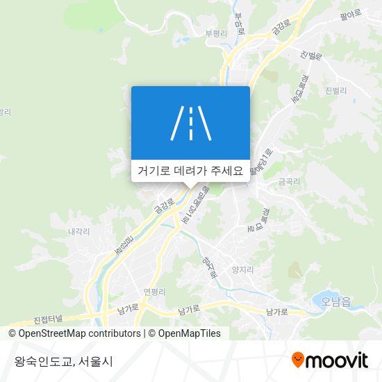 왕숙인도교 지도