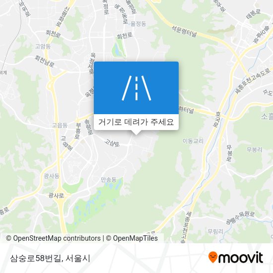 삼숭로58번길 지도