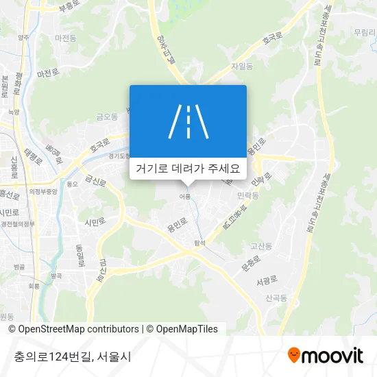 충의로124번길 지도