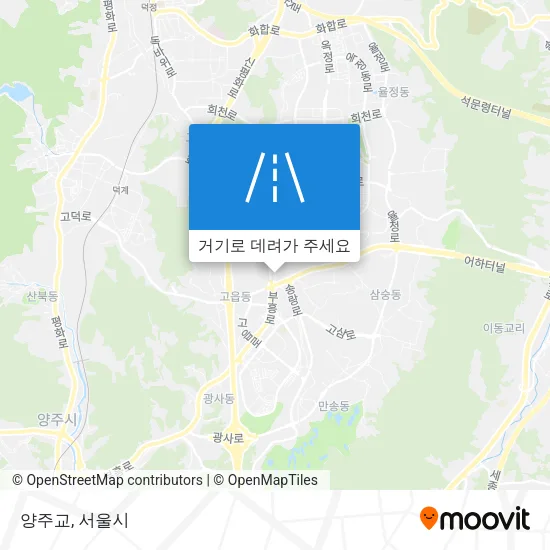 양주교 지도