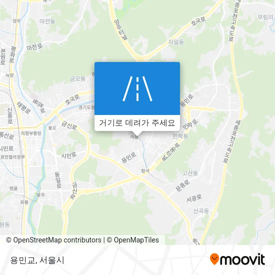 용민교 지도