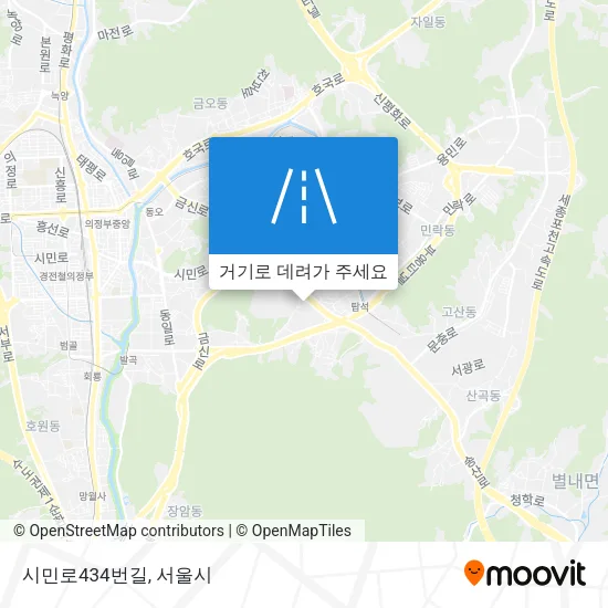 시민로434번길 지도