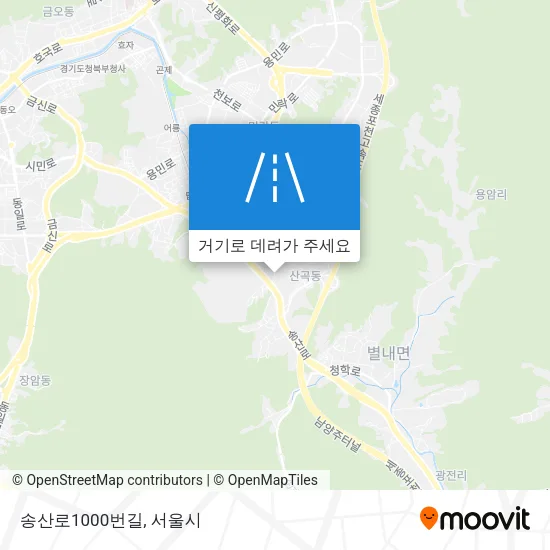 송산로1000번길 지도