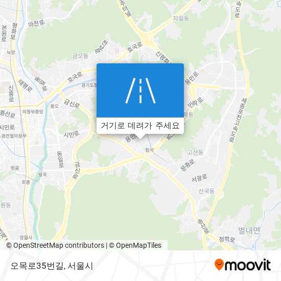 오목로35번길 지도