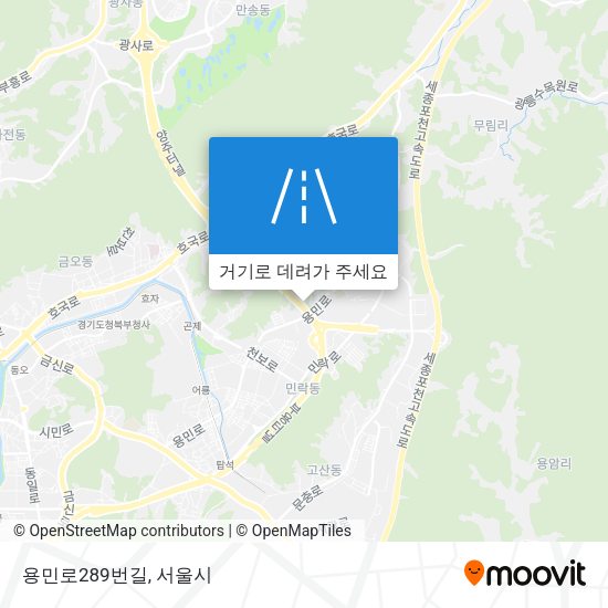 용민로289번길 지도
