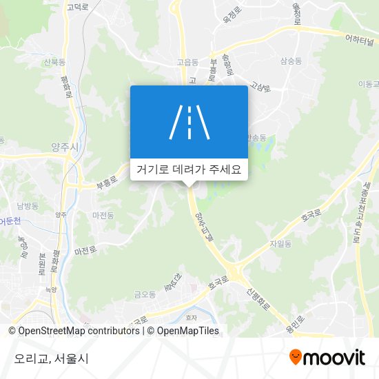 오리교 지도