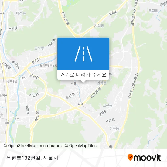 용현로132번길 지도