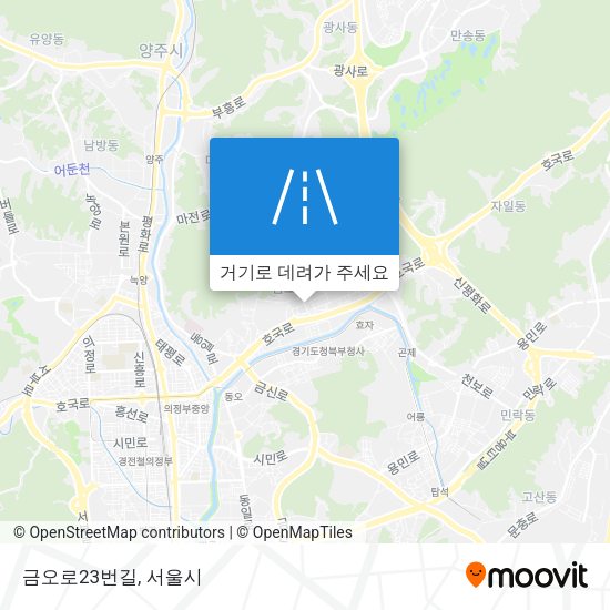 금오로23번길 지도
