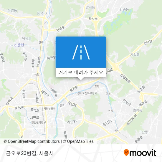 금오로23번길 지도