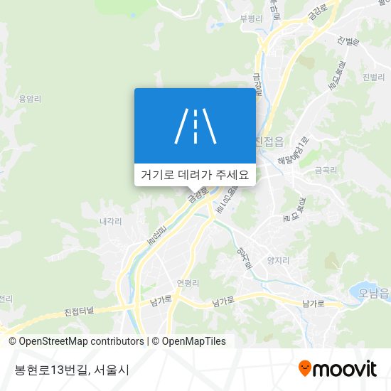 봉현로13번길 지도