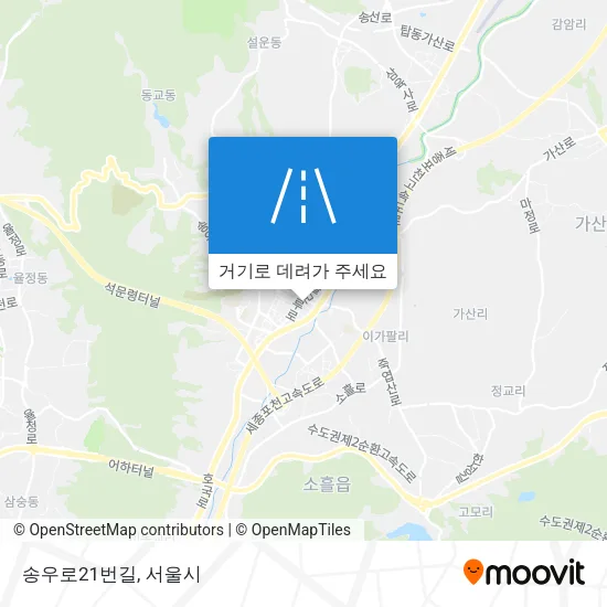 송우로21번길 지도
