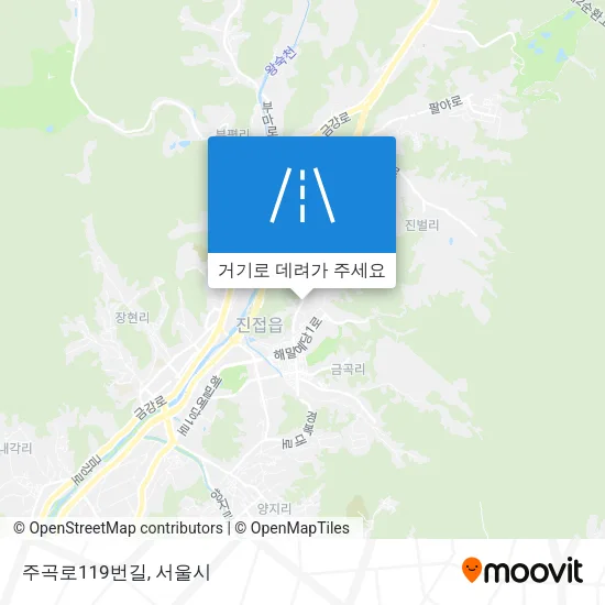 주곡로119번길 지도