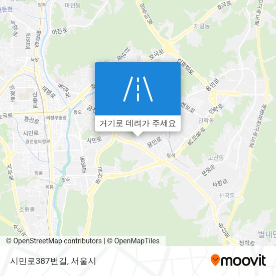 시민로387번길 지도