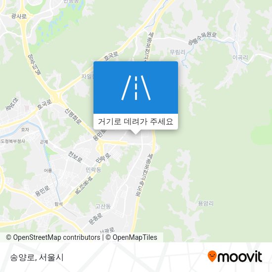 송양로 지도