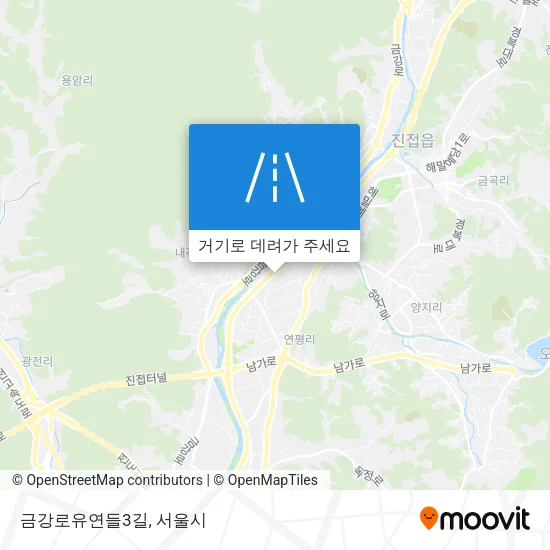 금강로유연들3길 지도