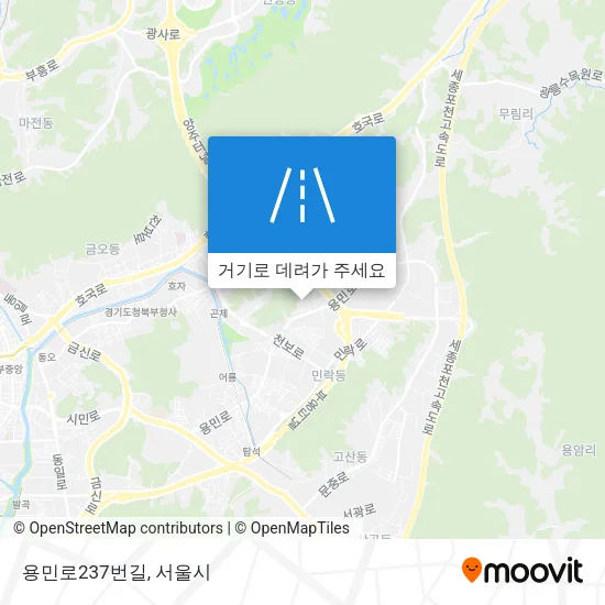 용민로237번길 지도