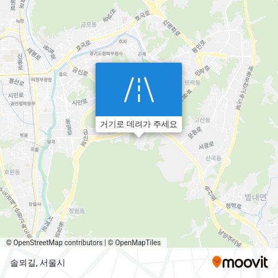 솔뫼길 지도