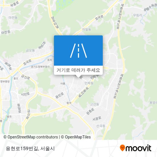 용현로159번길 지도