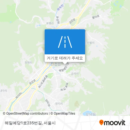 해밀예당1로235번길 지도