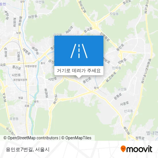 용민로7번길 지도
