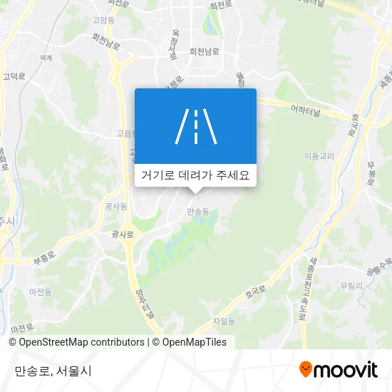 만송로 지도