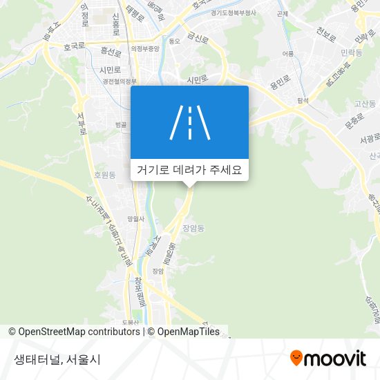 생태터널 지도