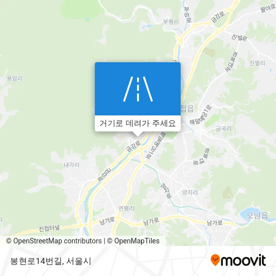 봉현로14번길 지도