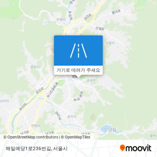 해밀예당1로236번길 지도