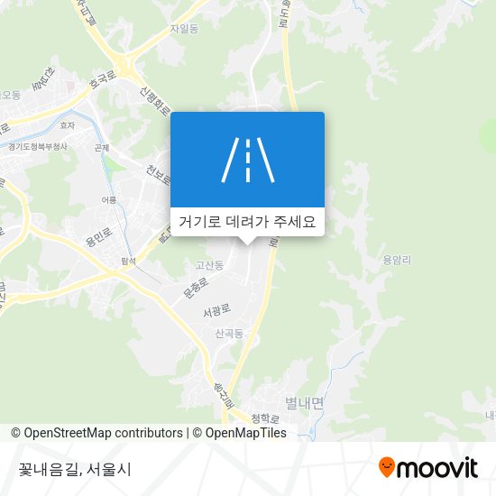꽃내음길 지도