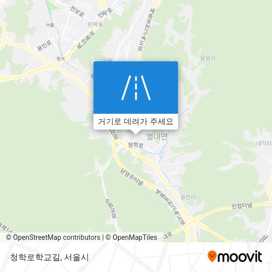 청학로학교길 지도