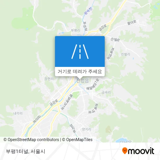 부평1터널 지도
