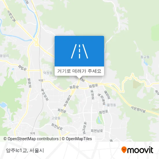 양주Ic1교 지도