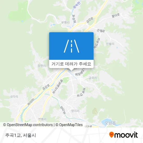 주곡1교 지도