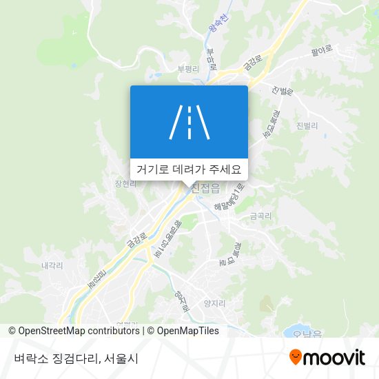 벼락소 징검다리 지도