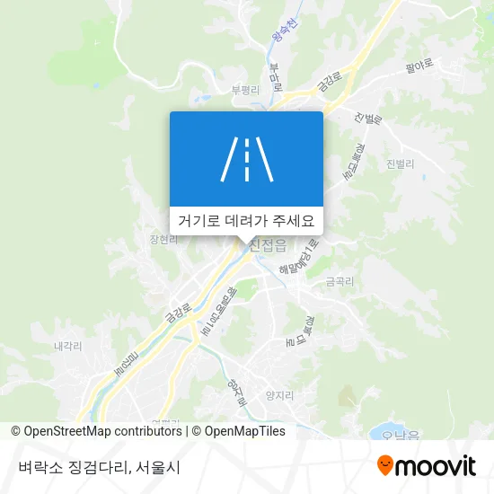 벼락소 징검다리 지도