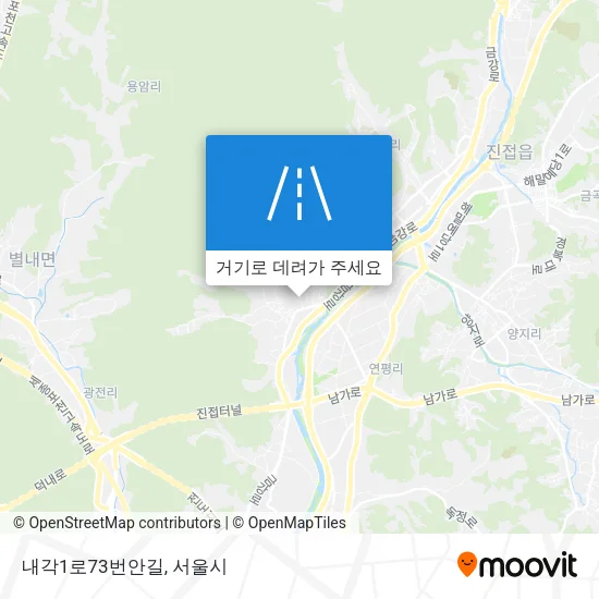 내각1로73번안길 지도