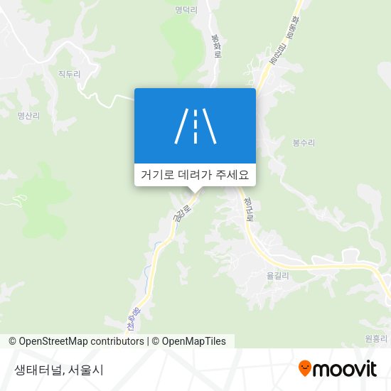 생태터널 지도
