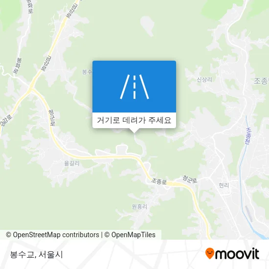 봉수교 지도