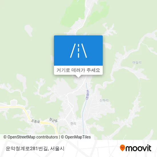 운악청계로281번길 지도