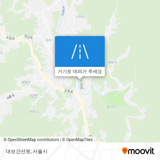 대보간선로 지도