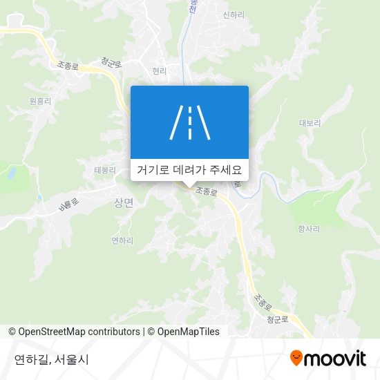 연하길 지도