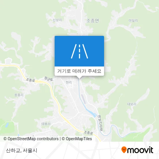 산하교 지도