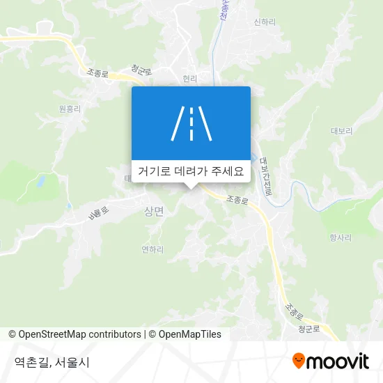 역촌길 지도