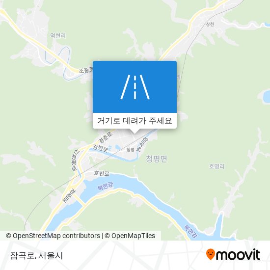 잠곡로 지도