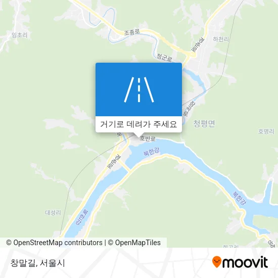 창말길 지도