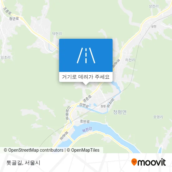 톳골길 지도
